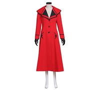 CosplayDiy Women's Red Dress for Fairy Mary Cosplay Nanny Coat Costume XS