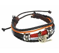 CosplayStudio Bracelet with Magician Guild Logo Wrap Bracelet for Fairy Tail Fans, Metal
