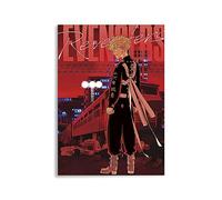 CosplayStudio Cool Tokyo Revengers Wall Picture Takemichi Hanagaki on Hard Foam Board Takemitchy Poster 30 x 42 cm