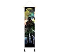 CosplayStudio Large Attack on Titan Scroll Picture | Shingeki no Kyojin Kakemono | Wall Poster 130 x 33 cm | Erwin Smith