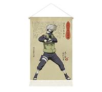 CosplayStudio Ninja Anime Roll Picture/Kakemono Made of Fabric, Anime Poster, 39 x 65 cm, Motif: Kakashi Hatake