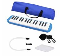 Cosrogo Keyboard Harmonica, 32 Keys, For Elementary School Students, Pianica, Melody, For Table Playing, Standing, Dual Use, Mouth & Hose Included, Lightweight ABS Material, Case Included, Shoulder