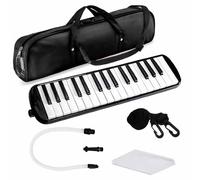 Cosrogo Keyboard Harmonica, 32 Keys, For Elementary School Students, Pianica, Melody, For Table Playing, Standing, Dual Use, Mouth & Hose Included, Lightweight ABS Material, Case Included, Shoulder