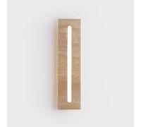 COSRUB Yellow Travertine Wall Sconce, Rectangle LED Wall Light for Hallway | Long Strip Stone Wall Lamp Japanese Linear Selectable CCT Wall Lights for Living Room Stairs Bedsdie(80cm/31.49in-3 modes)