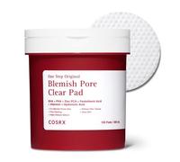 COSRX One Step Original Blemish Pore Clear Pad, 100 Pads, Dual-Sided Exfoliating Toner Pads with BHA, PHA, Zinc PCA & Hyaluronic Acid for Smoother, Clearer-Looking Skin, Korean Skincare
