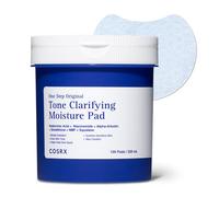 COSRX One Step Original Tone Clarifying Moisture Pad, 100 Pads, Hydrating Toner Pads with Arbutin, Glutathione, Hyaluronic Acid for a More Even-Looking Complexion, Korean Skincare