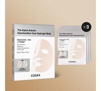COSRX The Alpha-Arbutin Discoloration Care Hydrogel Face Masks Skincare 3 EA, Collagen Face Mask, Travel Essentials, Overnight Face Mask, Korean SkinCare