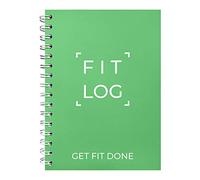 Cossac Fitness Journal & Workout Planner - Designed by Experts Gym Notebook, Workout Tracker, Exercise Log Book for Men Women - Green