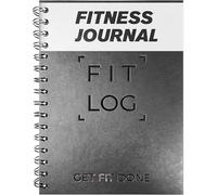 Cossac Fitness Log Book & Workout Planner - Designed by Experts Gym Notebook, Workout Tracker, Exercise Journal for Men Women