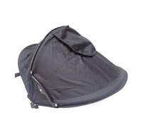 COSSIKA Black Oxford-fabric Stroller Hood with Waterproof Sun Shade for Single Strollers