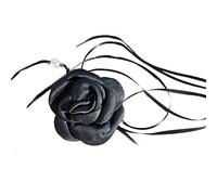 COSSIKA neck chain Gothic Rose Flower Necklace Fashionable Floral Charm Choker Neckchain for Women Ladies Jewelry Accessories Gift