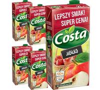 COSSTA Apple Juice Drink Juice fruit juice 2000 Mililiter x 5 Pieces