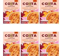Cossta Maple Hazelnut Latte - Barista Style Instant Coffee Sachets, Sweet & Creamy, 85g (Pack of 6)