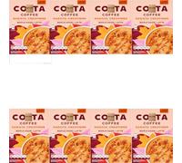 Cossta Maple Hazelnut Latte - Barista Style Instant Coffee Sachets, Sweet & Creamy, 85g (Pack of 8)