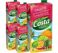 COSSTA Tropical Drink Juice fruit juice 2000 Mililiter x 5 Pieces