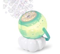 cossy Bubble Machine, Rechargeable Bubble Machine for Kids, Portable Bubble Blower with 20000+ Bubbles Per Minute, Automatic Bubble Maker with Lights for Outdoor, Parties, Weddings, Birthdays, Green