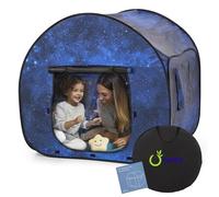cossy Sensory Tent,Sensory Tent for Autism with Starry Night Print, Pop Up Tents for Kids, Blackout Tents, Calm Corner for Children to Play and Relax, Helps With Autism, SPD, Anxiety,120cm