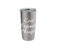 Cost Engineer Tshirt Job Occupation Work Title Stainless Steel Insulated Tumbler