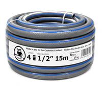 Cost Wise 1/2" 4 Layer Garden Hose Pipe - Reinforced Flexible Kink Resistant Water Hose for Watering, Cleaning & Irrigation - 1m to 100m Lengths Available (15m)