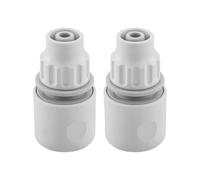 Cost Wise 10mm Curly/spiral Hose Replacement Connector/window Cleaning Water Feed Pole Pack Of 2,compatible With All Quality Hose Connector