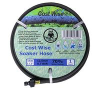 Cost Wise 15m Garden Irrigation Porous Pipe/Soaker/drip/Leaky Hose,Water Directly to The Roots-Saves Water!