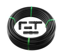 Cost Wise 15M Ldpe Garden Automatic Irrigation Water Supply Pipe (Ldpe) With Free Matching Connectors,13mm Internal-16mm External