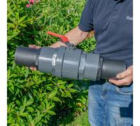 Cost Wise 3" Full Flow Lever Valve With 3" Barb Hosetails For Use In Ponds /layflat Hose