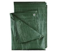 Cost Wise 3M X 3M Waterproof Hard Wearing Tarpaulin/tarp Cover Up/camping Groundsheet,royal Green Blends Into The Garden Enviroment