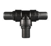 Cost Wise 50mm Tee Connector For Use With 2" Corrugated Flexible Garden Pond/fishpond Hose