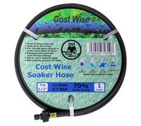 Cost Wise 7.5M Porous 1/2" Soaker Hose Pipe With Quick Connector And End Cap