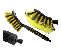 Cost Wise Car Alloy Long Handled Wheel/body Brush Soft Cleaning No Scratch Bristles