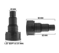 Cost Wise Female Multi-Step Hosetail For Pond Pumps/filters,fits 20-25-32mm Hose,1.25"bsp Female Thread Is41.9mm Across The Thread