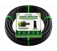 Cost Wise Garden Automatic Irrigation Lpde Water Supply Pipe With Hose Connector And End Bung,10M,15M And 25M Length Options