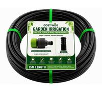 Cost Wise Garden Automatic Irrigation Lpde Water Supply Pipe With Hose Connector And End Bung,10M,15M And 25M Length Options