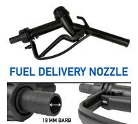 Cost Wise Gravity Fed Fuel Delivery Gun Dispensing Transfer Tool For Chemicals Diesel Oil Urea 25mm Nozzle,19mm Hose Barb