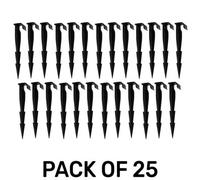 Cost wise Ground Securing Pegs For Garden Irrigation Seep Hose,soaker Hose,drip Line,weeping Pipe (Pack Of 25))