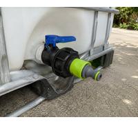 Cost Wise Ibc S60X6 Storage Tank Outlet Kit To Garden Hose With Removable Male Connector