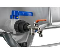 Cost Wise Ibc Tank S60X6 Coarse Threaded Outlet Tap Kits With Swivel Extender Cap To Bring The Tap Out From The Metal Cage