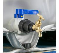 Cost Wise Ibc Tank S60X6 Coarse Threaded Outlet Tap Kits With Swivel Extender Cap To Bring The Tap Out From The Metal Cage