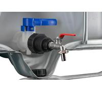 Cost Wise Ibc Tank S60X6 Coarse Threaded Outlet Tap Kits With Swivel Extender Cap To Bring The Tap Out From The Metal Cage