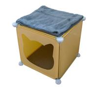Cost Wise Kittys Got The Cream Cubby/cat Cave/cube With Blanket And Scratcher