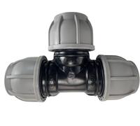 Cost Wise Mdpe Water Pipe Compression Fittings,20mm Tee,bulk Saver Pack Of 5,10 Bar Rating