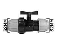 Cost Wise Mdpe Water Pipe Plumbing Fittings-Compression Flow Control Valves For Drinking Water/irrigation Supply 32mm