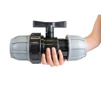 Cost Wise Mdpe Water Pipe Plumbing Fittings-Compression Flow Control Valves For Drinking Water/irrigation Supply 50mm