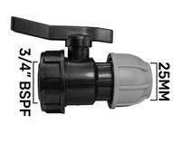 Cost Wise Mdpe Water Pipe Valves Compression-Male/female Bsp Thread (25mm Compression - 3/4" Bsp Female)