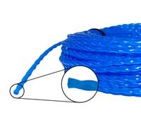 Cost Wise Strong Twist Strimmer/brush Cutter Line 15M Length,less Noise,more Cutting Power (2mm)