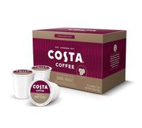 Costa 20 x Coffee Capsules Compatible with Keurig K-Cup Brewers Dark Roast