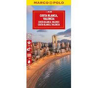 Costa Blanca Marco Polo Map : Including Valencia