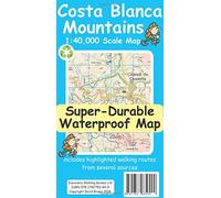 Costa Blanca Mountains Tour & Trail Super Durable Map (2nd ed)