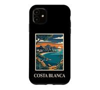 Costa Blanca Spain Europe Mediterranean Coast Retro Case for iPhone 11